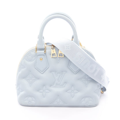アルマ ソフトBB バブルグラム ブルーグラシエール ハンドバッグ レザー ブルーグレー 2WAY ルイヴィトン バッグ LOUIS VUITTON