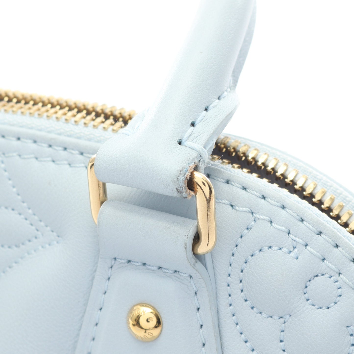 アルマ ソフトBB バブルグラム ブルーグラシエール ハンドバッグ レザー ブルーグレー 2WAY ルイヴィトン バッグ LOUIS VUITTON