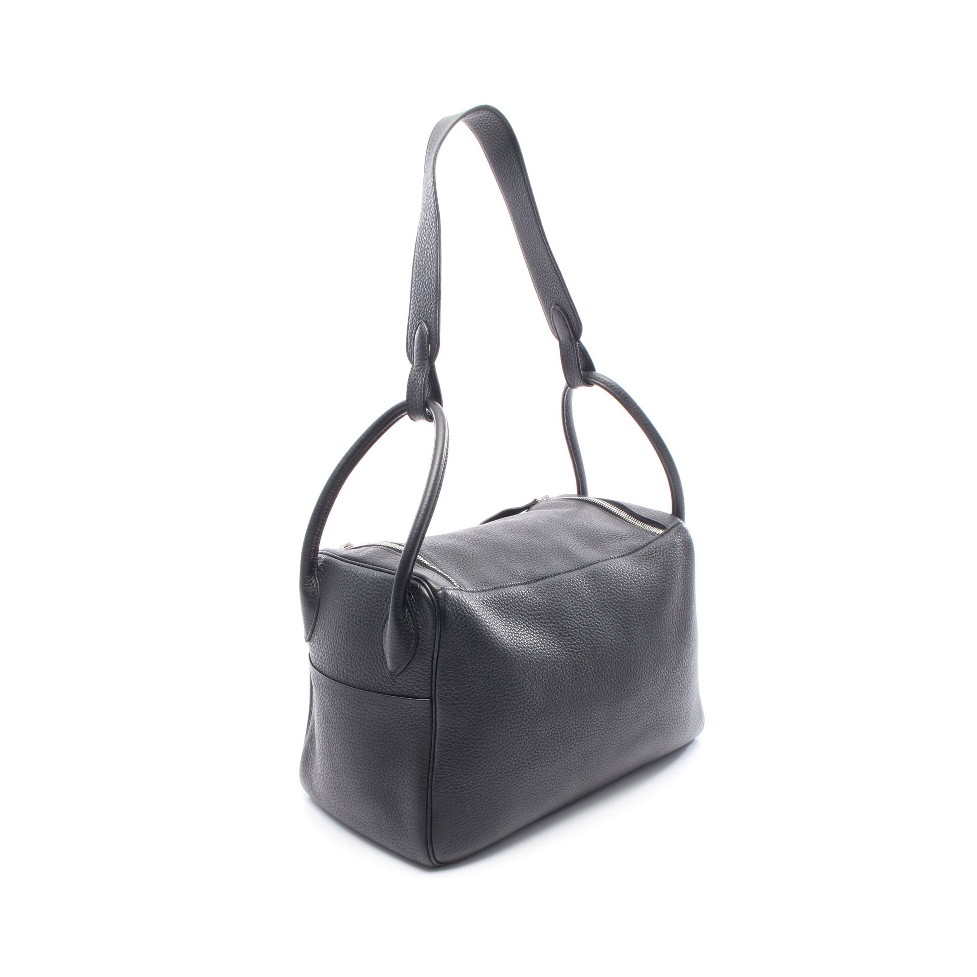 リンディ34 ショルダーバッグ トリヨンクレマンス ブラック シルバー金具 R刻印 エルメス バッグ HERMES