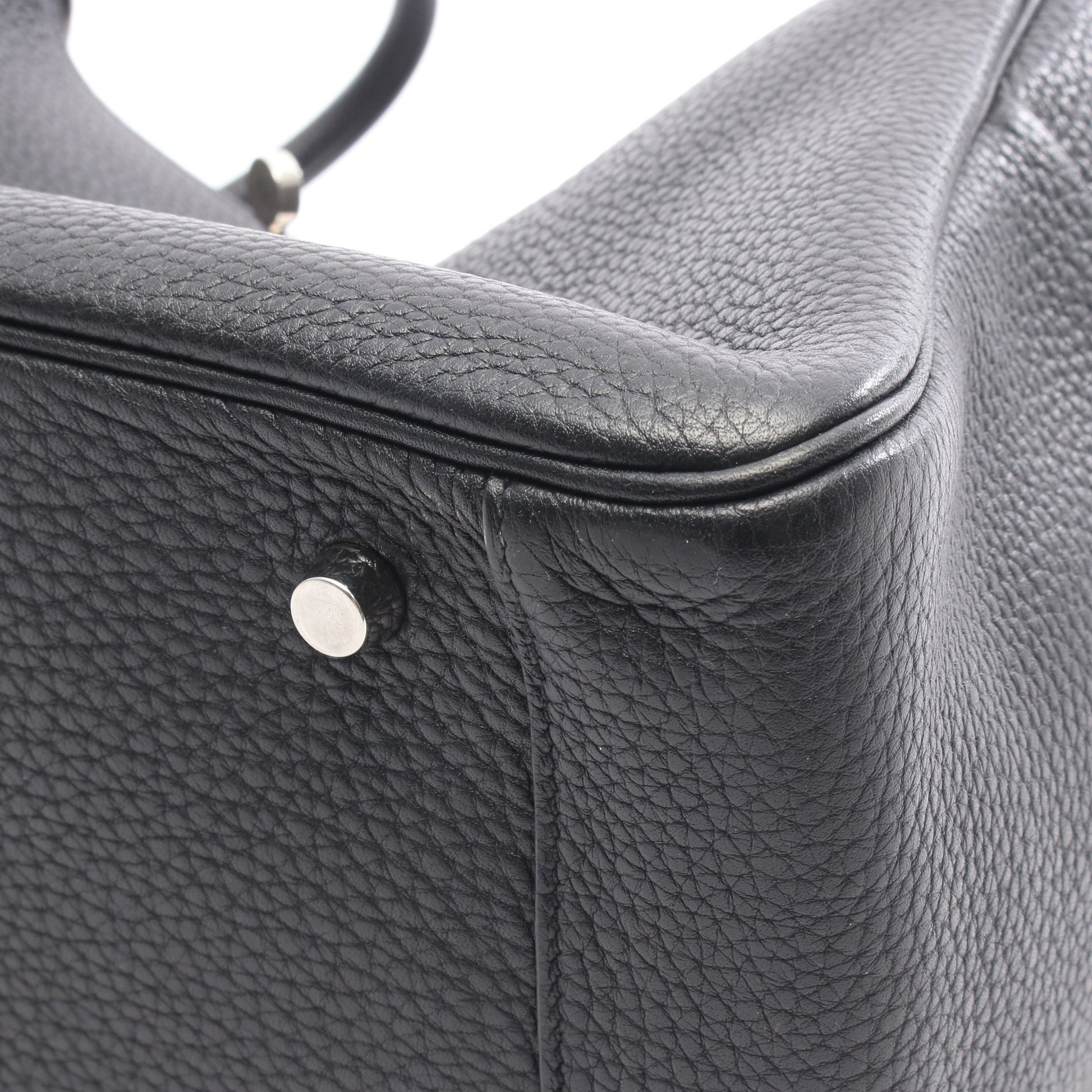 リンディ34 ショルダーバッグ トリヨンクレマンス ブラック シルバー金具 R刻印 エルメス バッグ HERMES