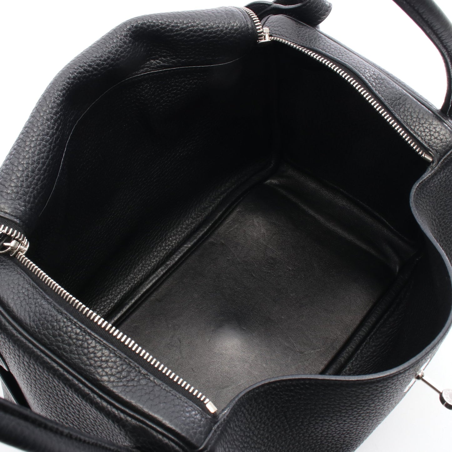 リンディ34 ショルダーバッグ トリヨンクレマンス ブラック シルバー金具 R刻印 エルメス バッグ HERMES