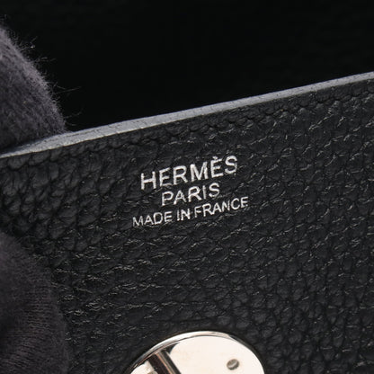 リンディ34 ショルダーバッグ トリヨンクレマンス ブラック シルバー金具 R刻印 エルメス バッグ HERMES