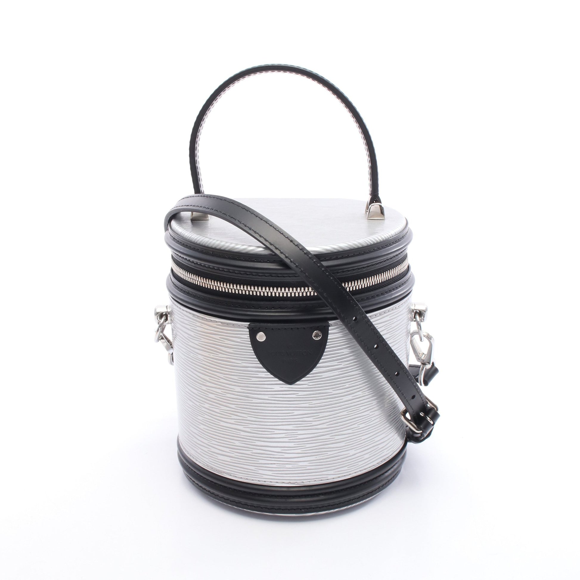 カンヌ エピ ハンドバッグ レザー シルバー ブラック 2WAY ルイヴィトン バッグ LOUIS VUITTON