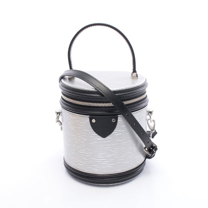カンヌ エピ ハンドバッグ レザー シルバー ブラック 2WAY ルイヴィトン バッグ LOUIS VUITTON