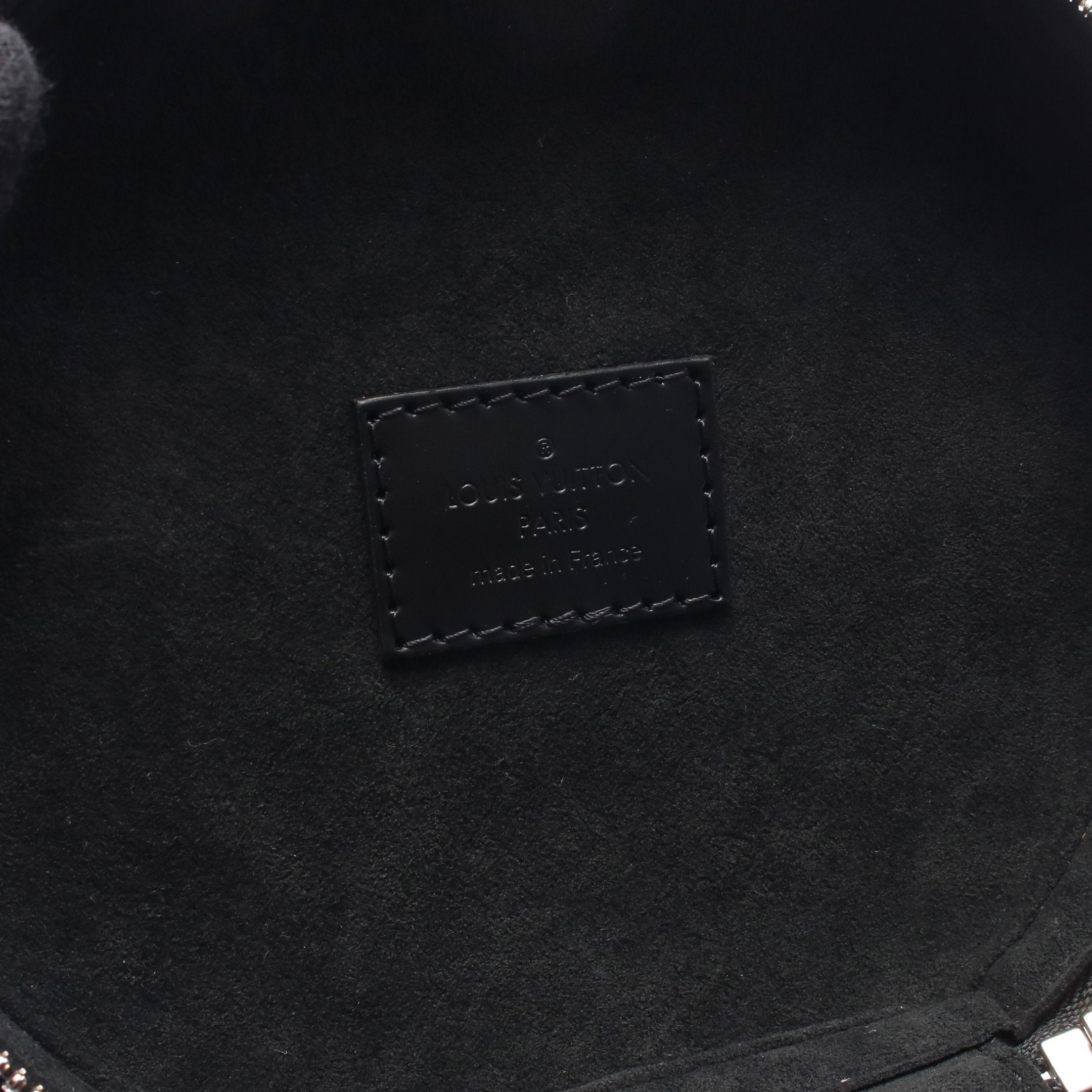 カンヌ エピ ハンドバッグ レザー シルバー ブラック 2WAY ルイ