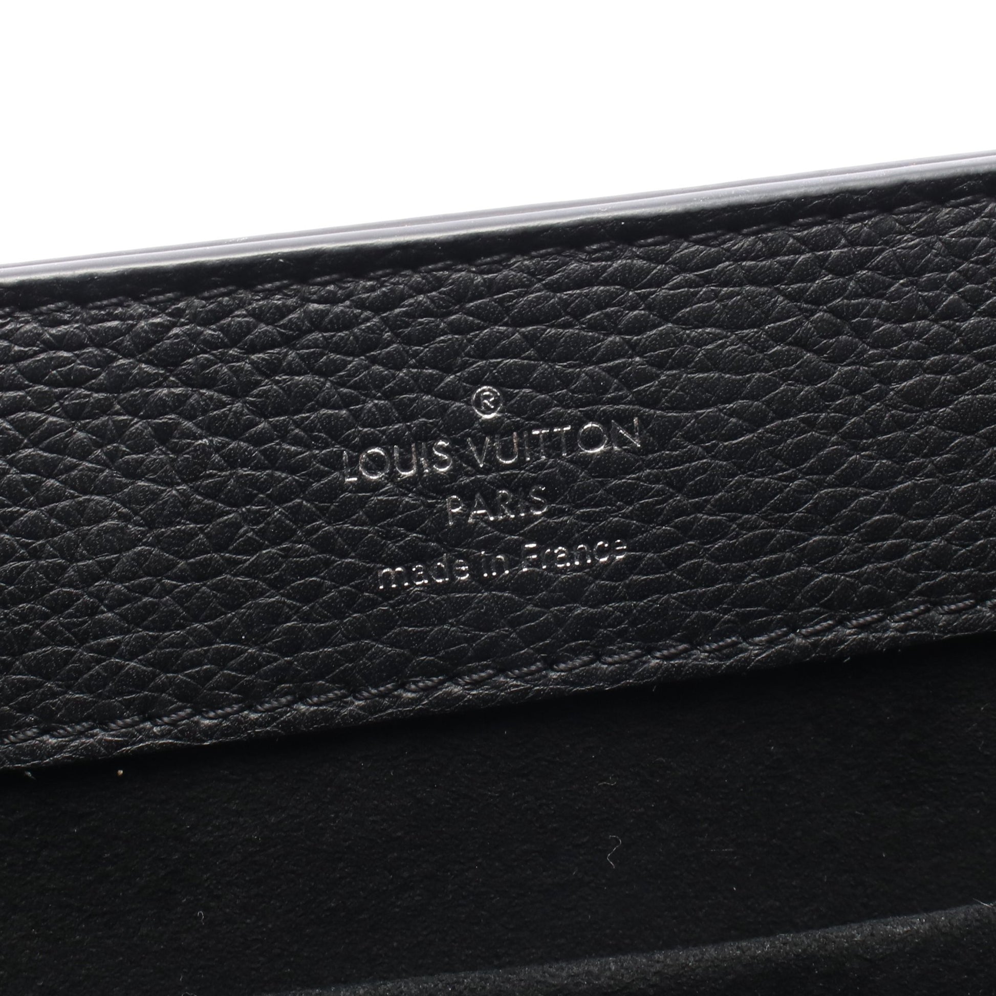 ロックミー エヴァーミニ ハンドバッグ レザー ブラック 2WAY ルイヴィトン バッグ LOUIS VUITTON