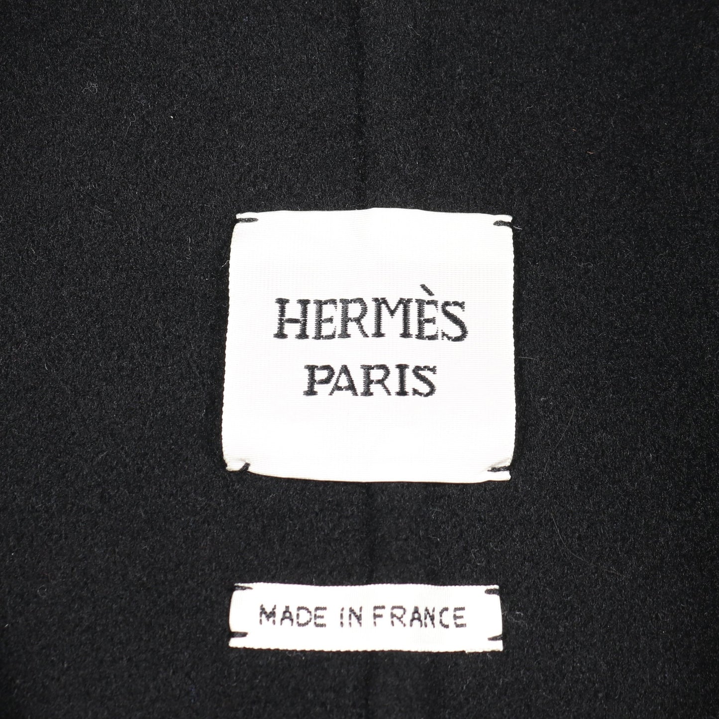 セリエボタン コート カシミヤ ネイビー ブラック エルメス アウター HERMES