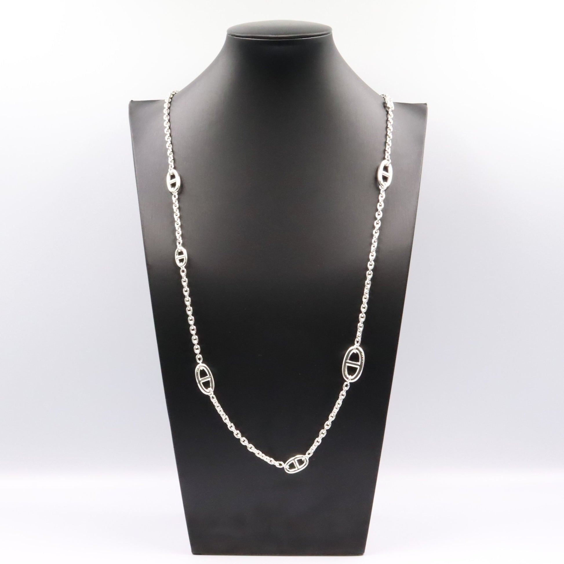 シェーヌダンクルファランドールロングネックレス ネックレス SV925 シルバー エルメス アクセサリー HERMES