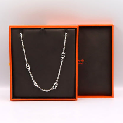 シェーヌダンクルファランドールロングネックレス ネックレス SV925 シルバー エルメス アクセサリー HERMES