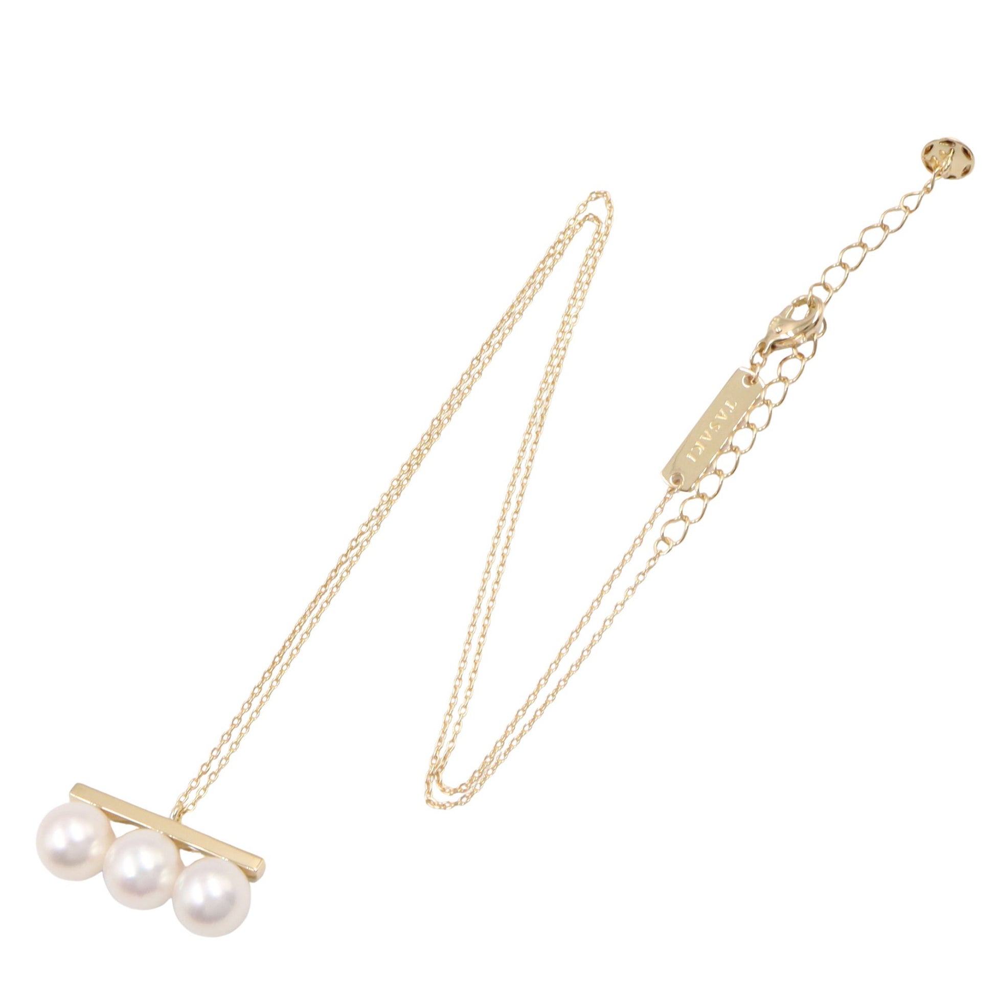 バランスネオ パール ネックレス ネックレス K18YG パール イエローゴールド ホワイト タサキ アクセサリー TASAKI