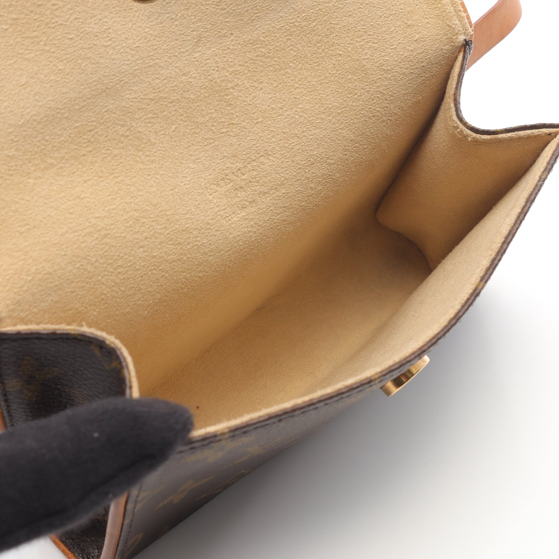 ポシェットフロランティーヌ モノグラム ボディバッグ ウエストバッグ PVC レザー ブラウン ルイヴィトン バッグ LOUIS VUITTON