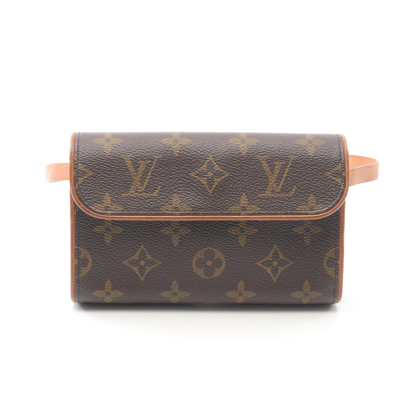 ポシェットフロランティーヌ モノグラム ボディバッグ ウエストバッグ PVC レザー ブラウン ルイヴィトン バッグ LOUIS VUITTON