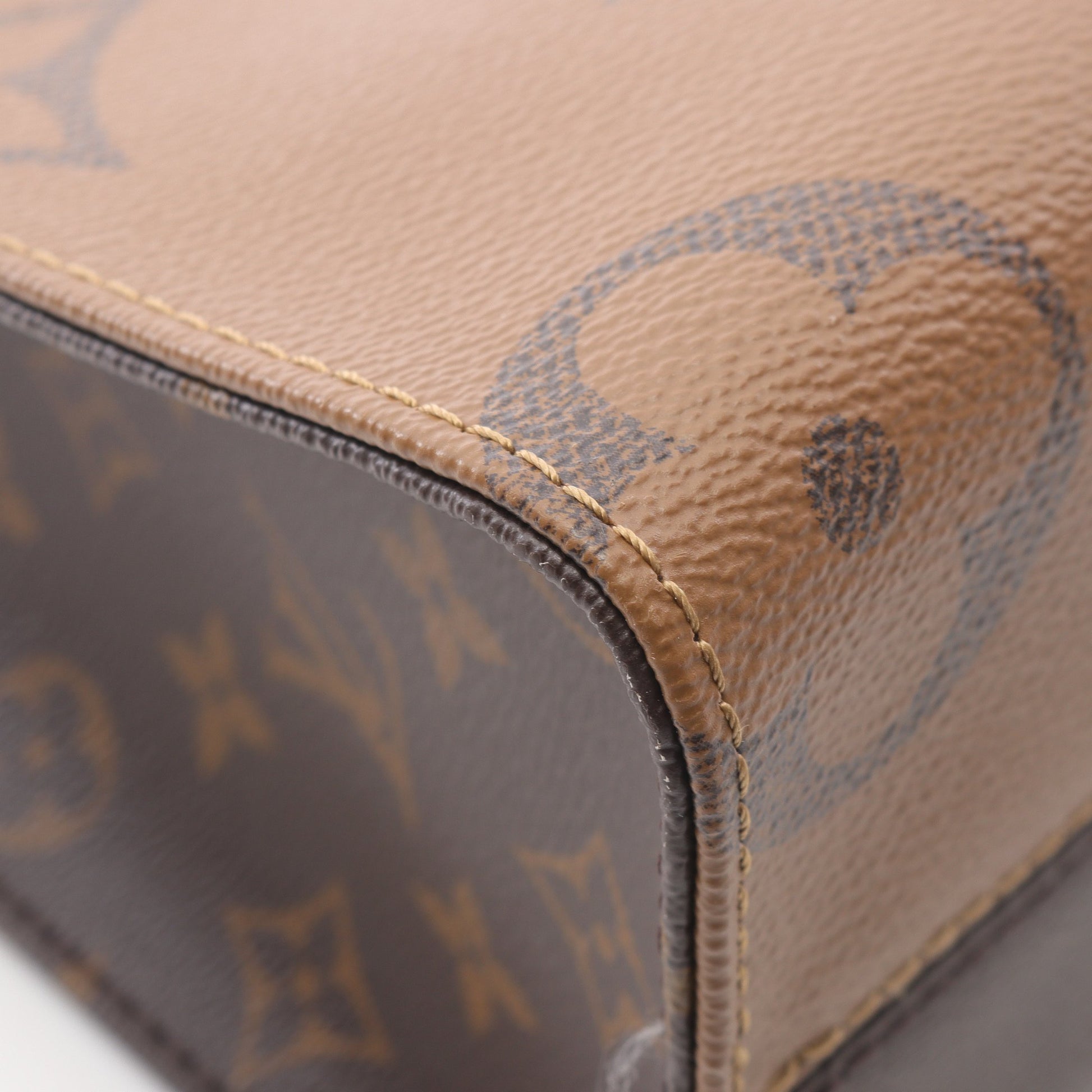 オンザゴーPM モノグラムジャイアント リバース ハンドバッグ PVC ブラウン ベージュ 2WAY ルイヴィトン バッグ LOUIS VUITTON