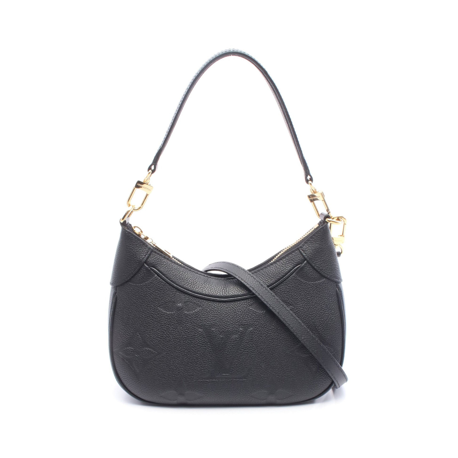 バガテルNM モノグラムアンプラント ノワール ハンドバッグ レザー ブラック ルイヴィトン バッグ LOUIS VUITTON