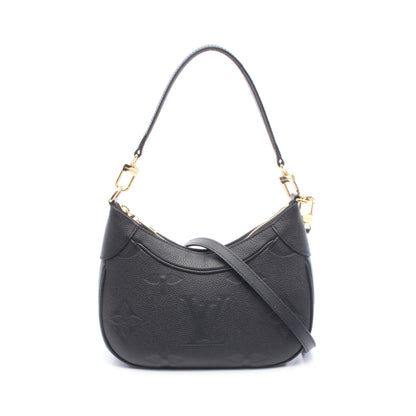 バガテルNM モノグラムアンプラント ノワール ハンドバッグ レザー ブラック ルイヴィトン バッグ LOUIS VUITTON