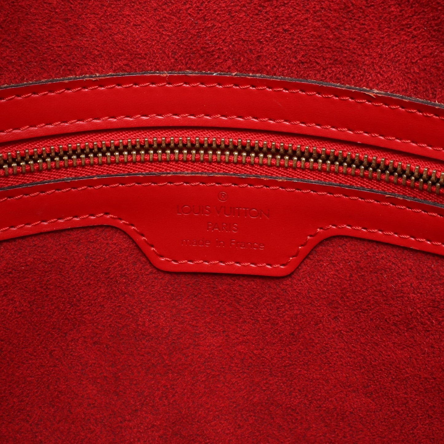 リュサック エピ カスティリアンレッド ショルダーバッグ レザー レッド ルイヴィトン バッグ LOUIS VUITTON