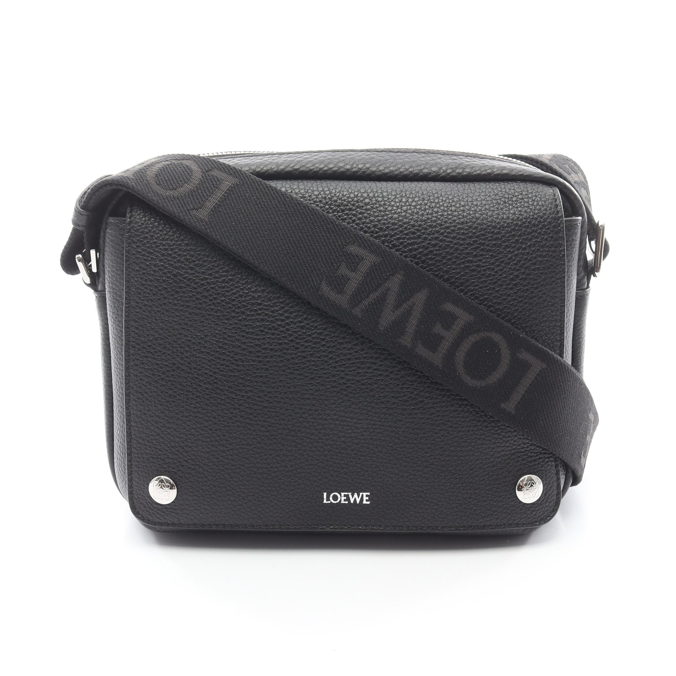 ロエベ LOEWE バスケット レザー ミディアム ブラック ロエベ かごバッグ（レディースファッション）（色：ブラック系