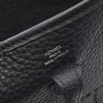 エヴリンTPM アマゾン ショルダーバッグ トリヨンクレマンス ブラック シルバー金具 T刻印 エルメス バッグ HERMES