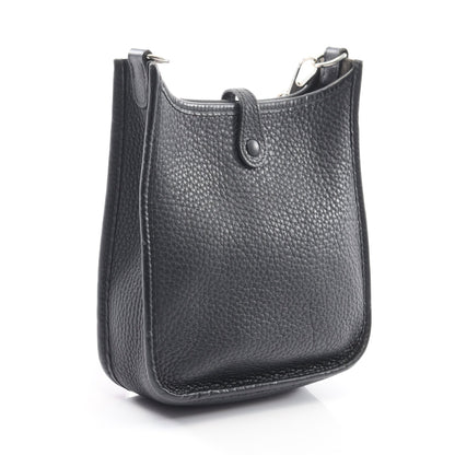 エヴリンTPM アマゾン ショルダーバッグ トリヨンクレマンス ブラック シルバー金具 T刻印 エルメス バッグ HERMES