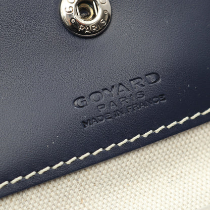 サンルイPM ハンドバッグ トートバッグ コーティングキャンバス レザー ブルー ネイビー マルチカラー ゴヤール バッグ GOYARD