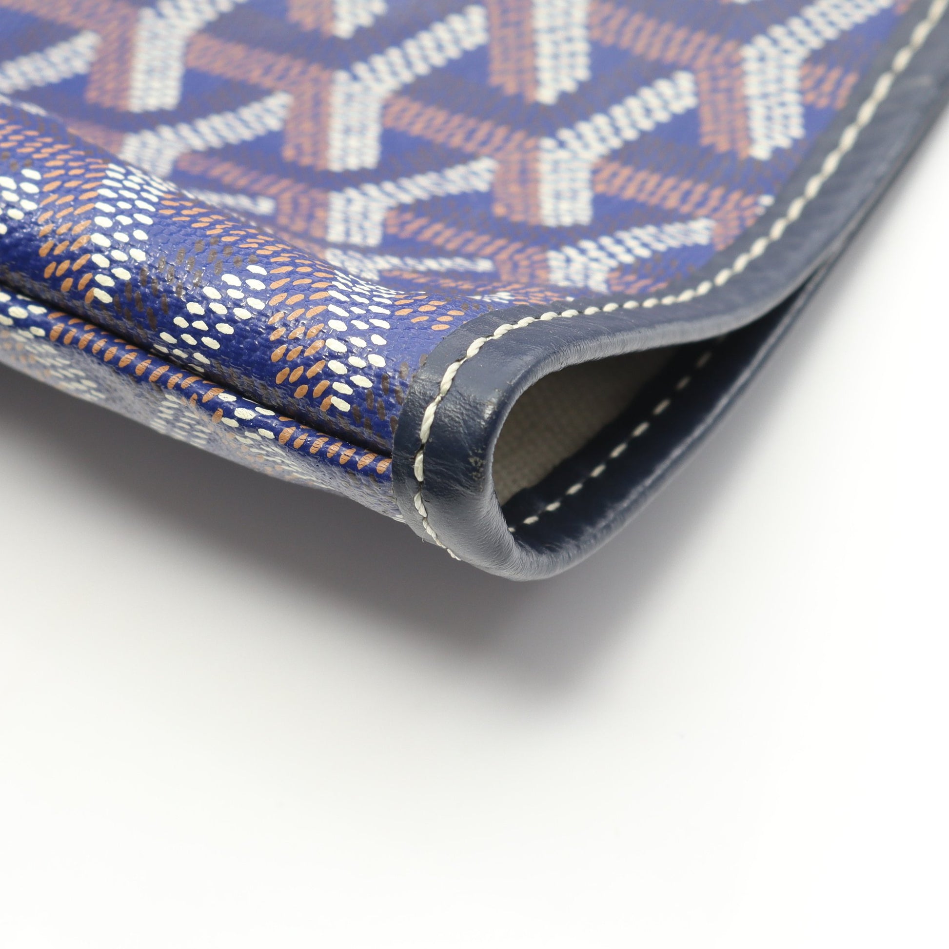 サンルイPM ハンドバッグ トートバッグ コーティングキャンバス レザー ブルー ネイビー マルチカラー ゴヤール バッグ GOYARD