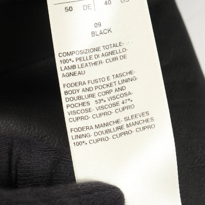 シャツジャケット レザージャケット ラムレザー ブラック 21SS リックオウエンス アウター Rick Owens