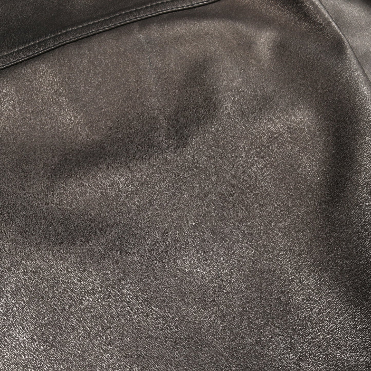 シャツジャケット レザージャケット ラムレザー ブラック 20SS リックオウエンス アウター Rick Owens