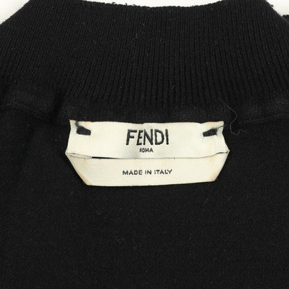 FFロゴ メッシュ ニットワンピース レーヨン ブラック フェンディ ワンピース FENDI