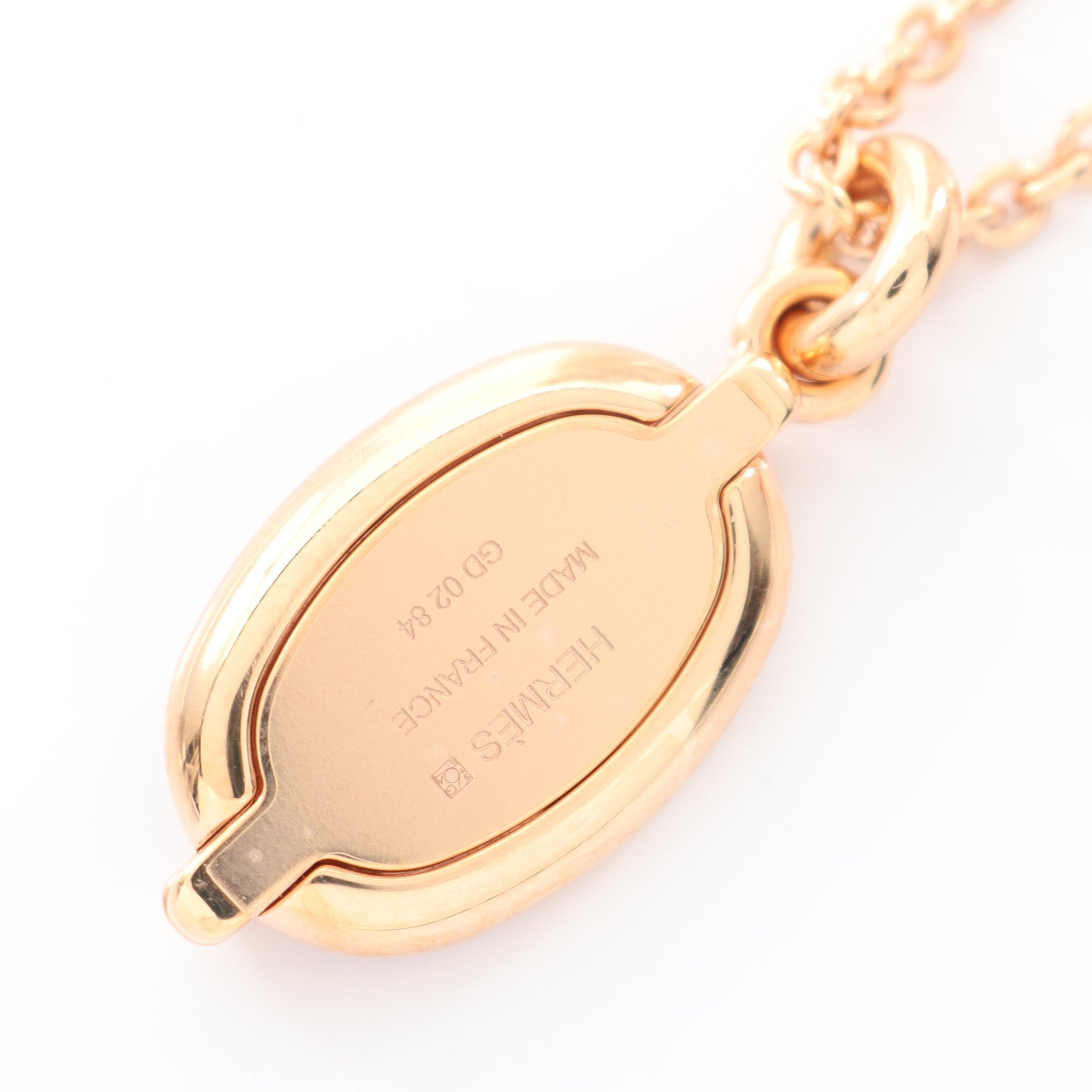 シェーヌダンクル ミニマイヨン ネックレス GP ピンクゴールド ピンク