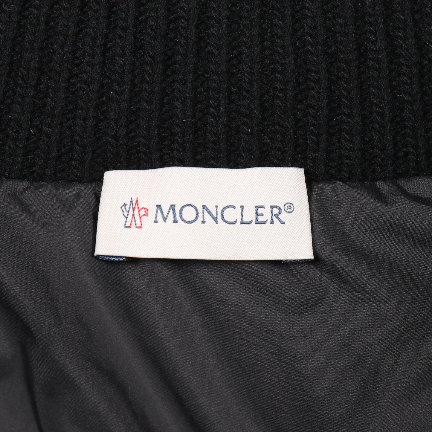 カーディガン ダウンジャケット ブラック 切替 モンクレール アウター MONCLER