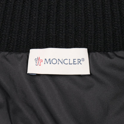 カーディガン ダウンジャケット ブラック 切替 モンクレール アウター MONCLER