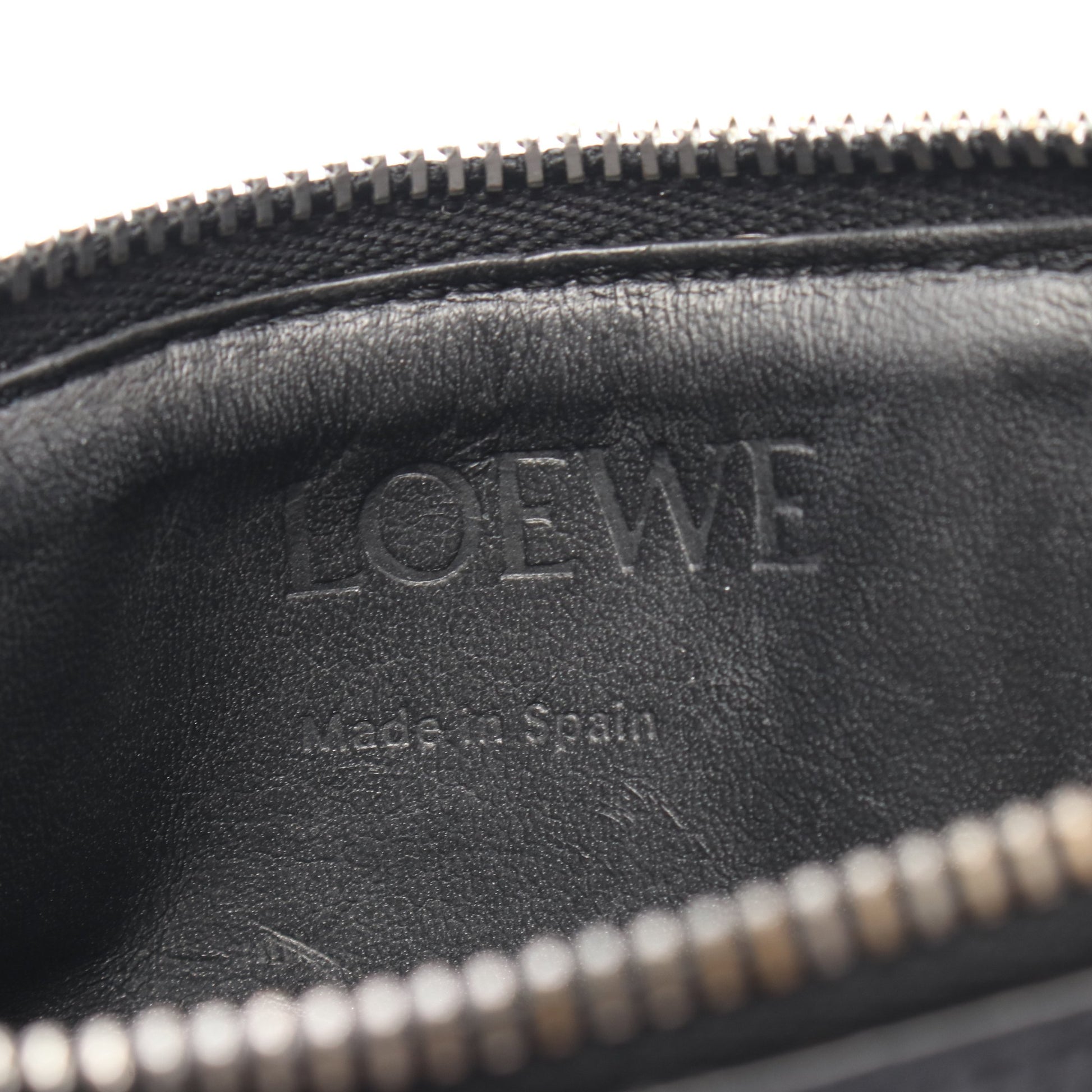 コインカードホルダー カードケース コインケース レザー ブラック ロエベ 財布・小物 LOEWE