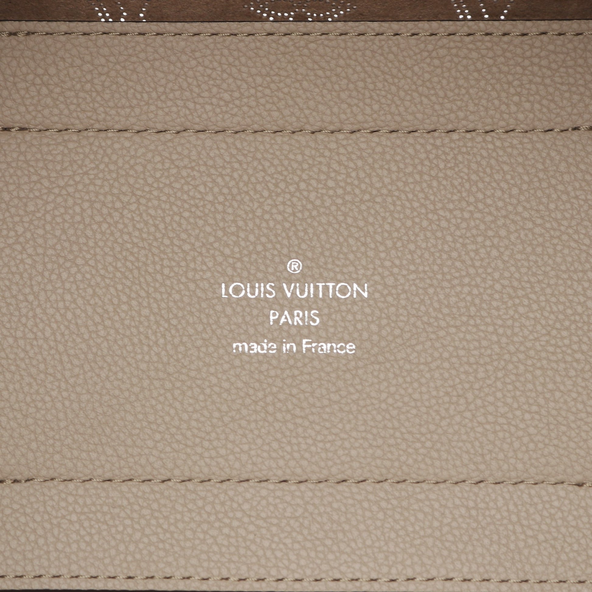 ヒナPM マヒナ ガレ ハンドバッグ レザー グレーベージュ ルイヴィトン バッグ LOUIS VUITTON