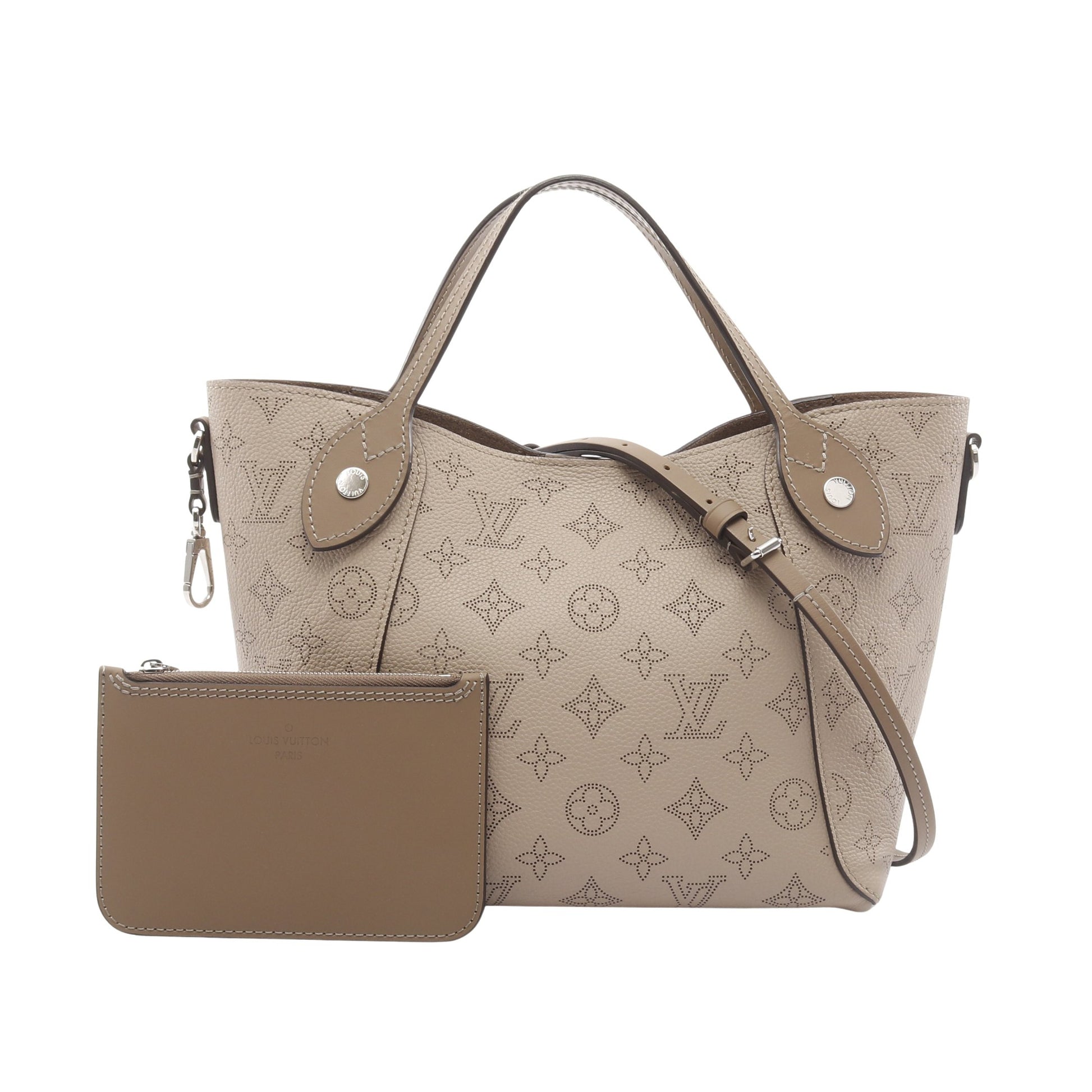 ヒナPM マヒナ ガレ ハンドバッグ レザー グレーベージュ ルイヴィトン バッグ LOUIS VUITTON