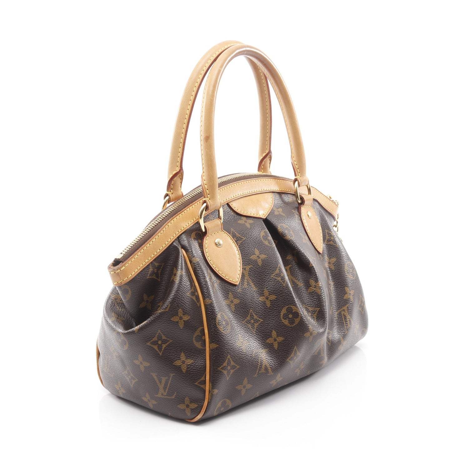 ティヴォリPM モノグラム ハンドバッグ PVC レザー ブラウン ルイヴィトン バッグ LOUIS VUITTON