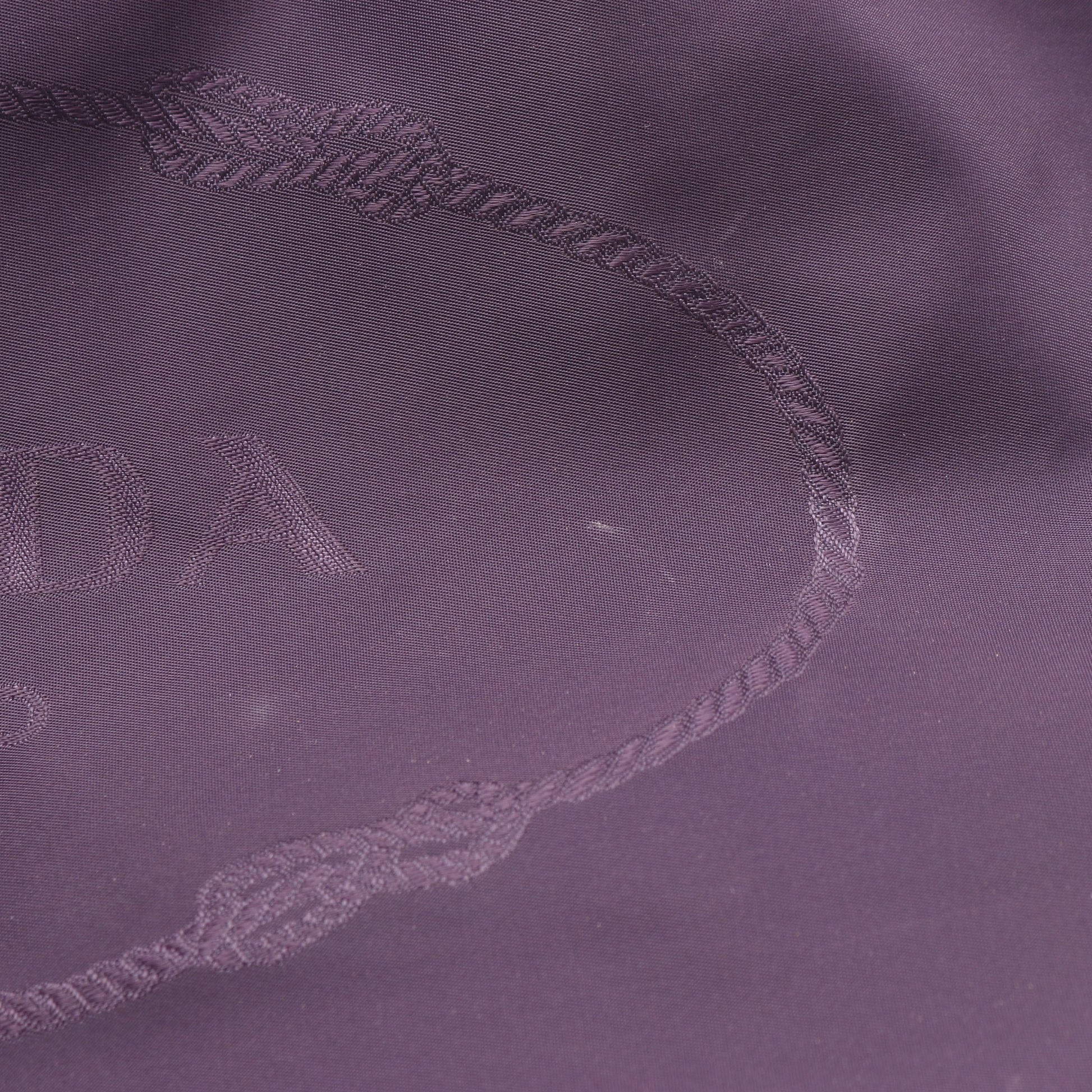 NYLON JACQUARD ハンドバッグ ナイロン エナメルレザー パープル ブラウン プラダ バッグ PRADA