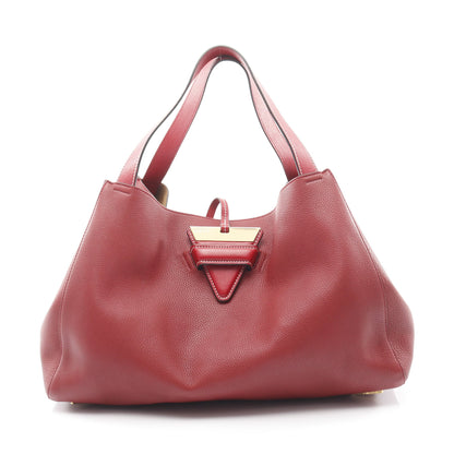 バルセロ ハンドバッグ レザー レッド ロエベ バッグ LOEWE