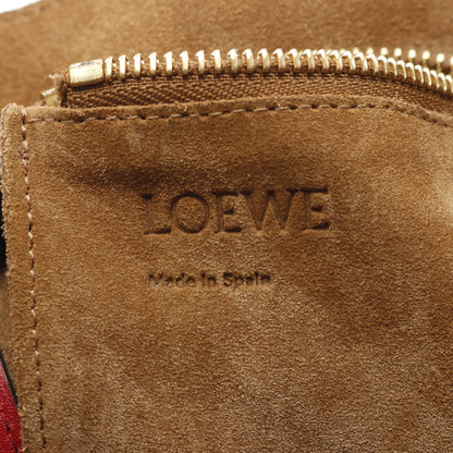 バルセロ ハンドバッグ レザー レッド ロエベ バッグ LOEWE