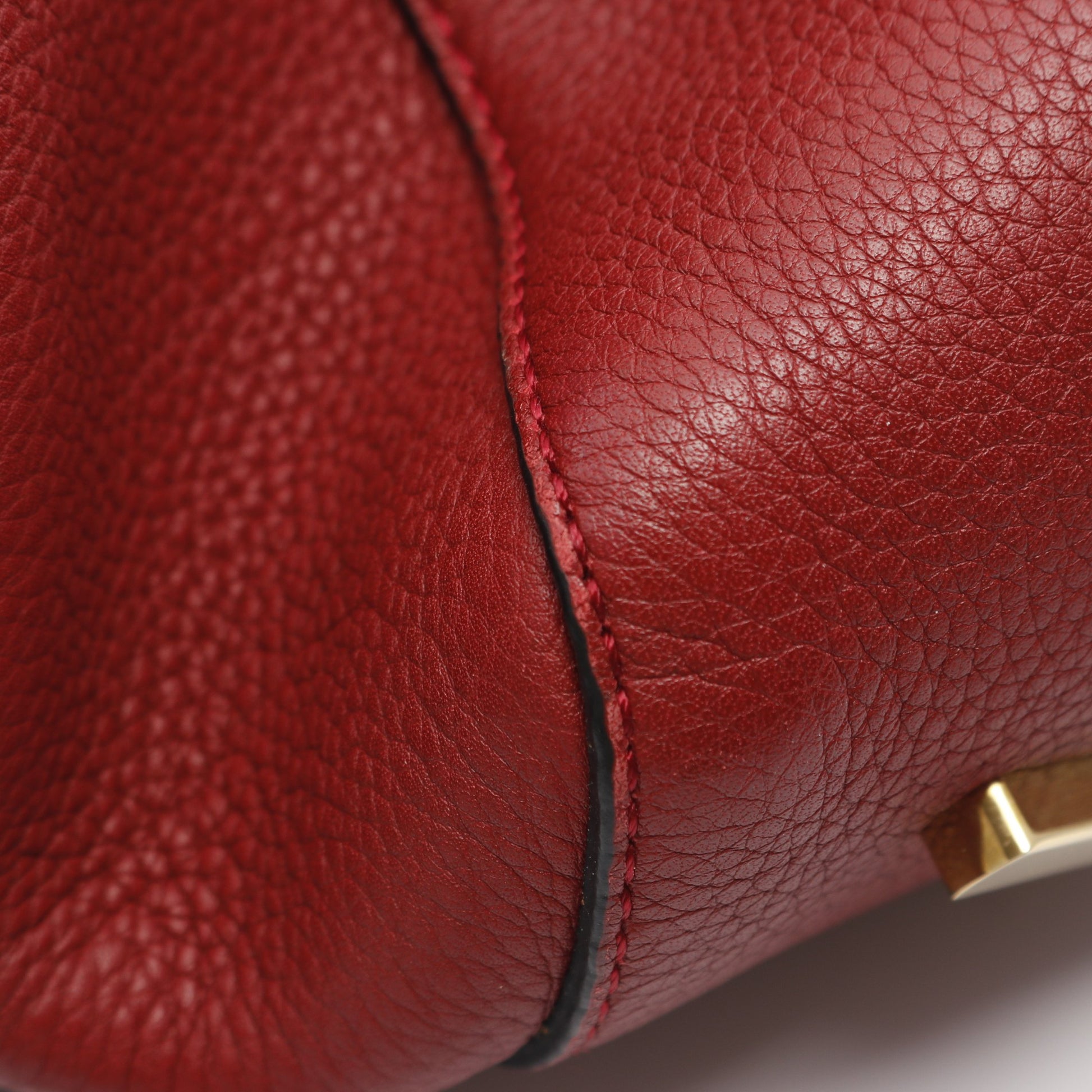 バルセロ ハンドバッグ レザー レッド ロエベ バッグ LOEWE