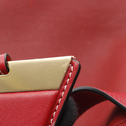 バルセロ ハンドバッグ レザー レッド ロエベ バッグ LOEWE