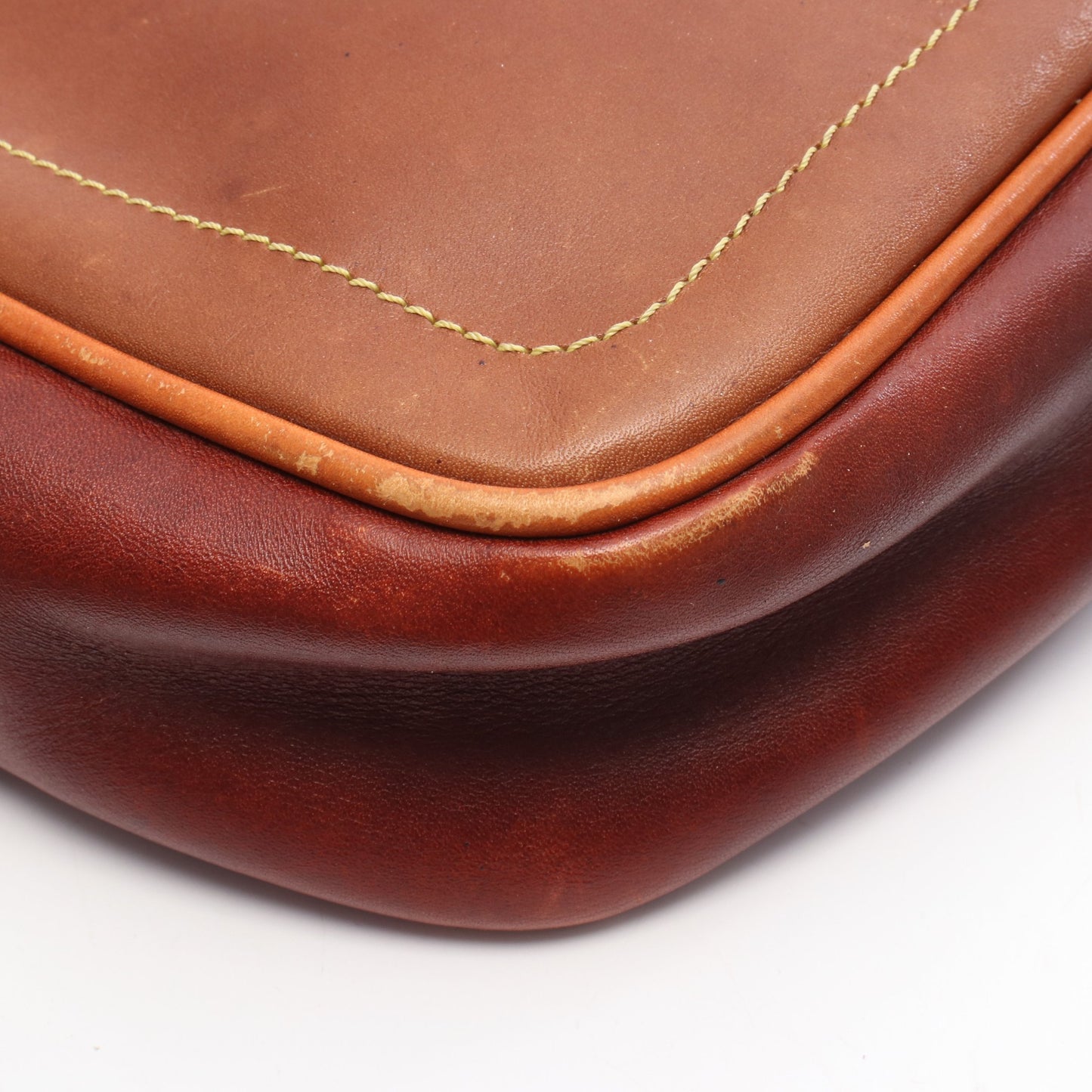 アナグラム ショルダーバッグ スエード レザー カーキグリーン ブラウン ロエベ バッグ LOEWE