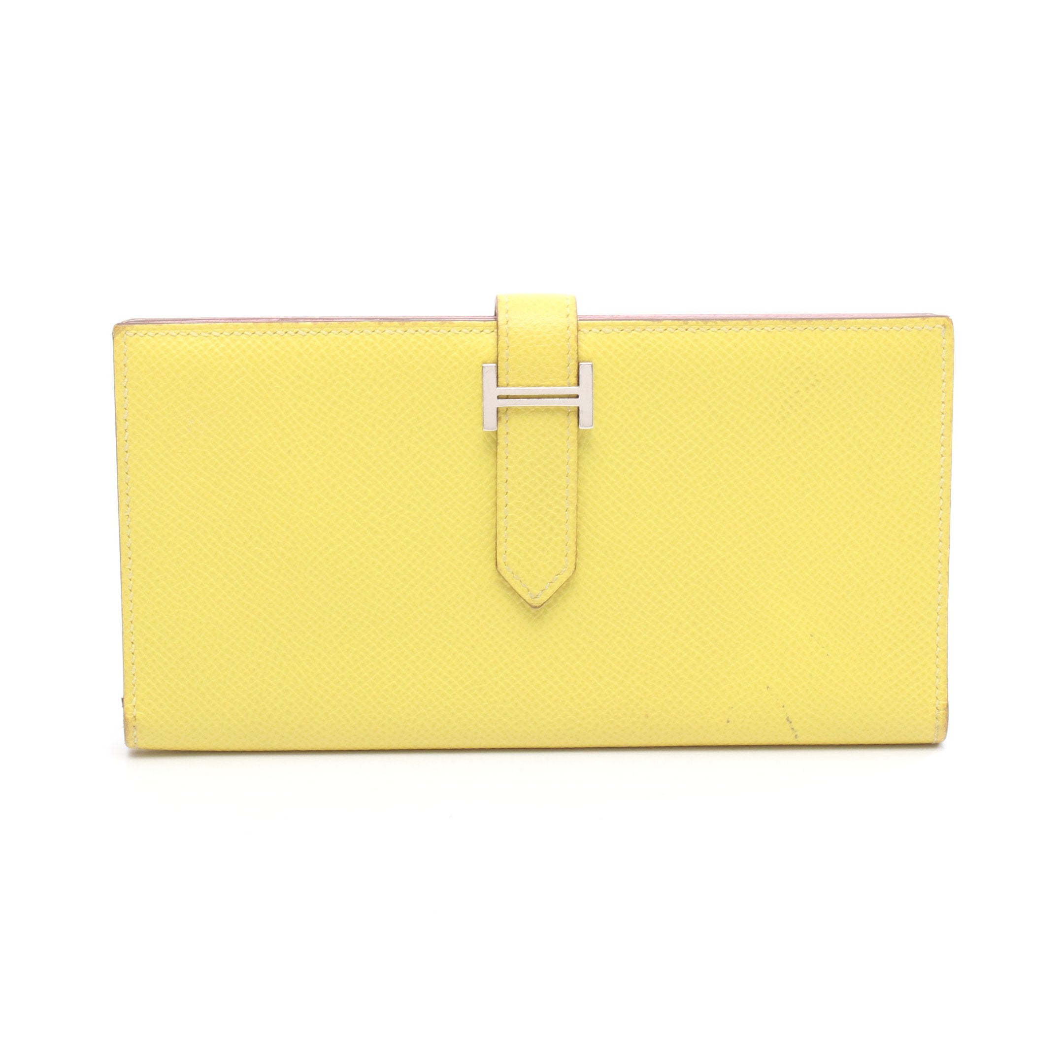 ベアンスフレ ヴェルソ ライム モーヴシルベストル 二つ折り長財布