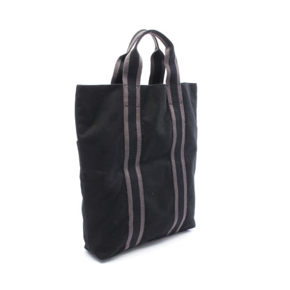 フールトゥ カバス ハンドバッグ トートバッグ キャンバス ブラック グレー エルメス バッグ HERMES