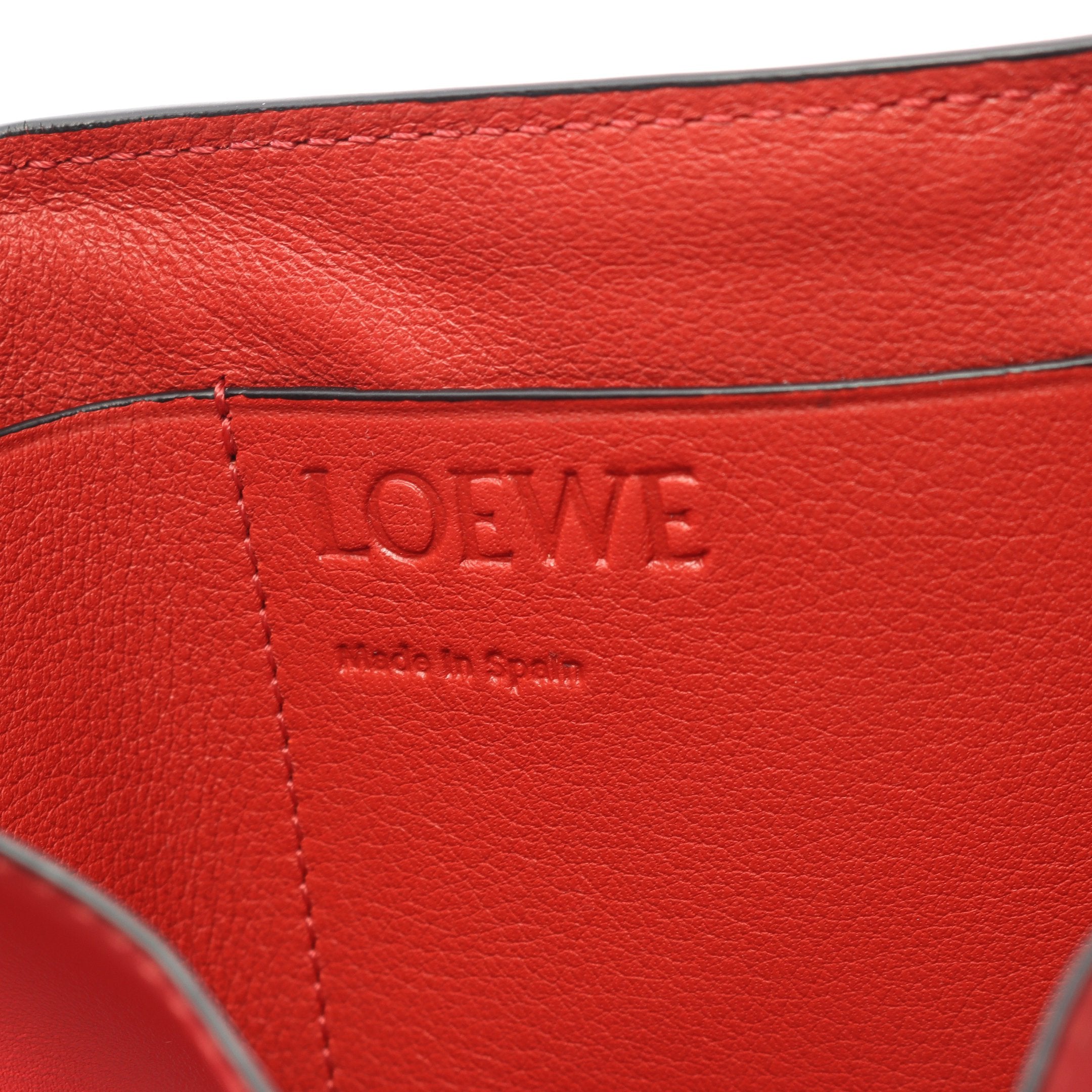 LOEWE トライフォールド ウォレット トライフォールド ウォレット レッド LOEWE（ロエベ） 財布 レディース メンズ ブランド 三つ折り財布