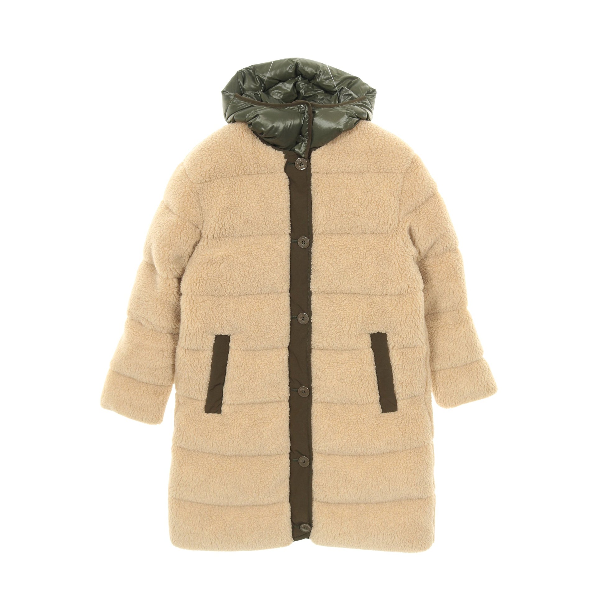 CHARAMILLON フェイクファー ダウンコート ベージュ モンクレール アウター MONCLER