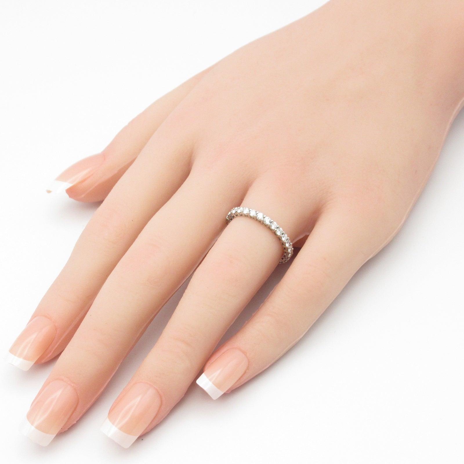 ダイヤ エンブレイス フルサークル リング リング 指輪 Pt950プラチナ