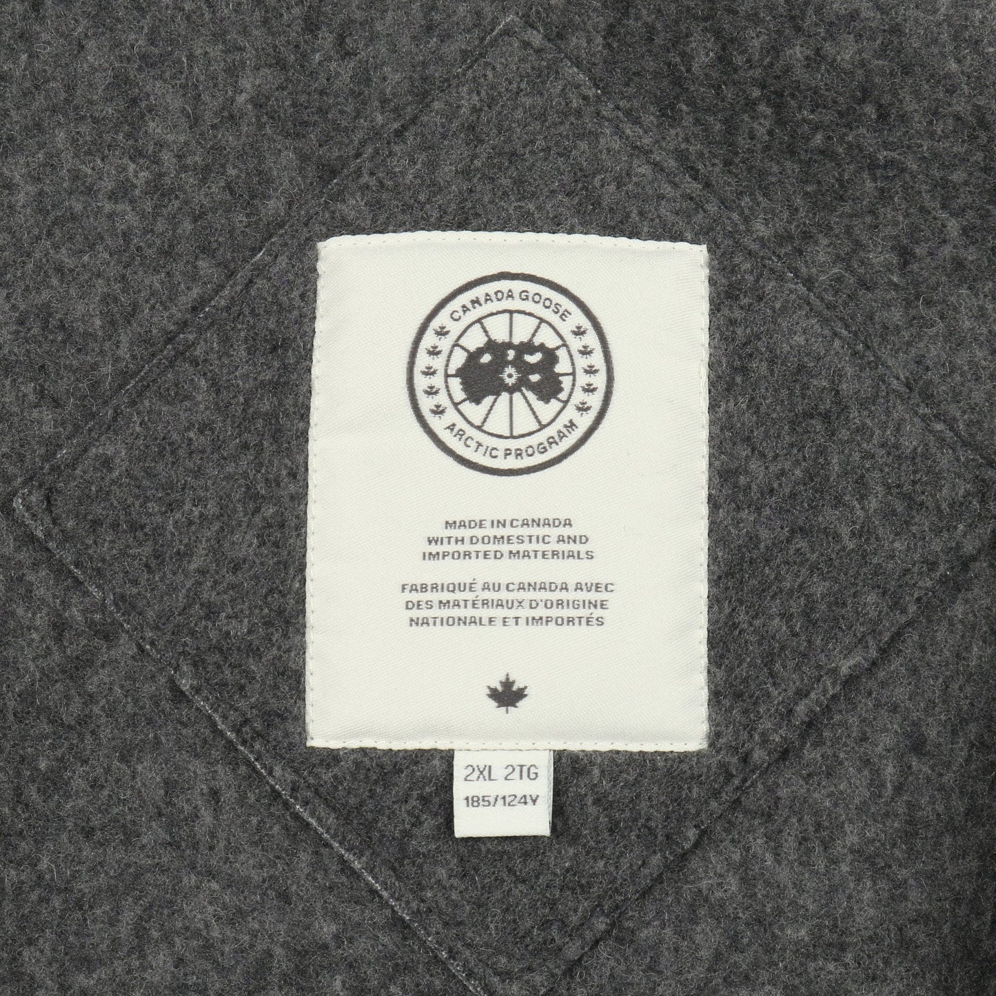 Lawson Fleece Jacket ジャケット リサイクルウール グレー カナダグース アウター CANADA GOOSE