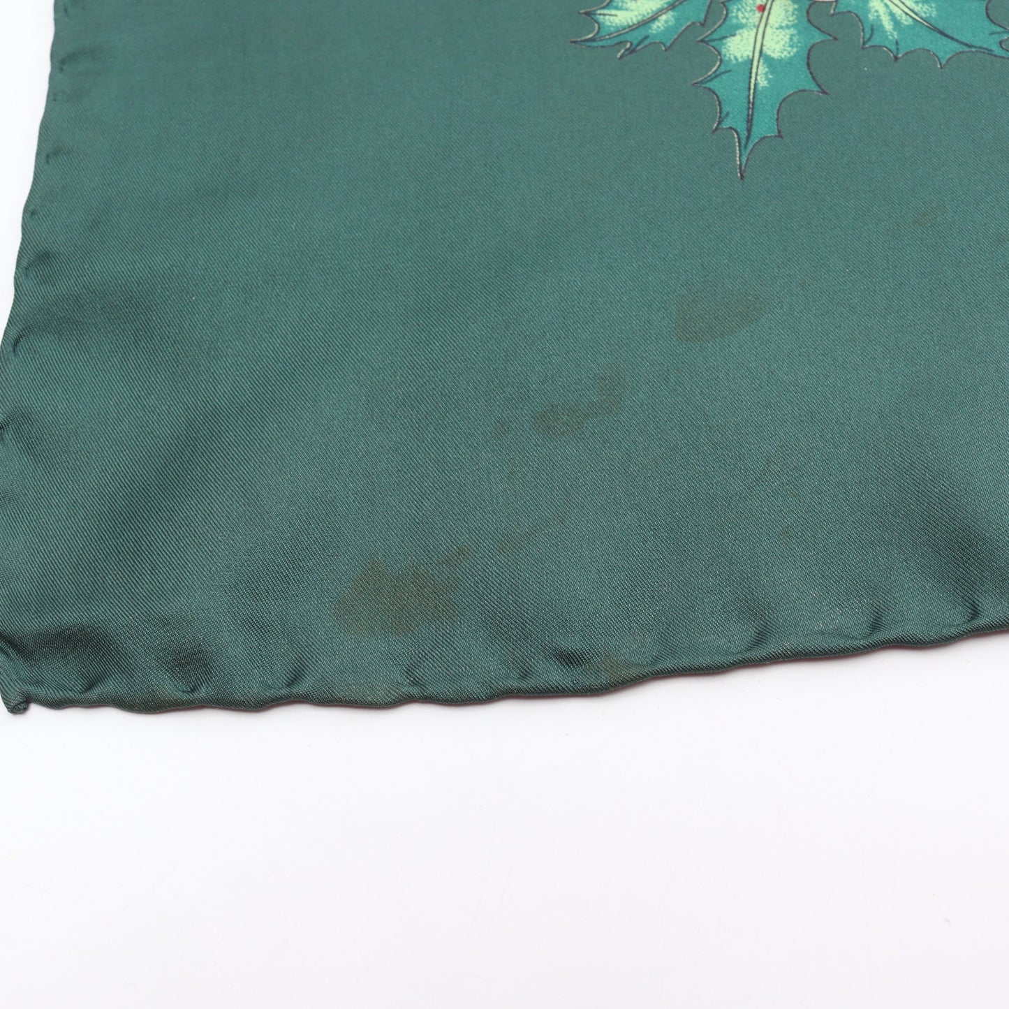 フローラ スカーフ 花柄 シルク ダークグリーン マルチカラー グッチ 財布・小物 GUCCI