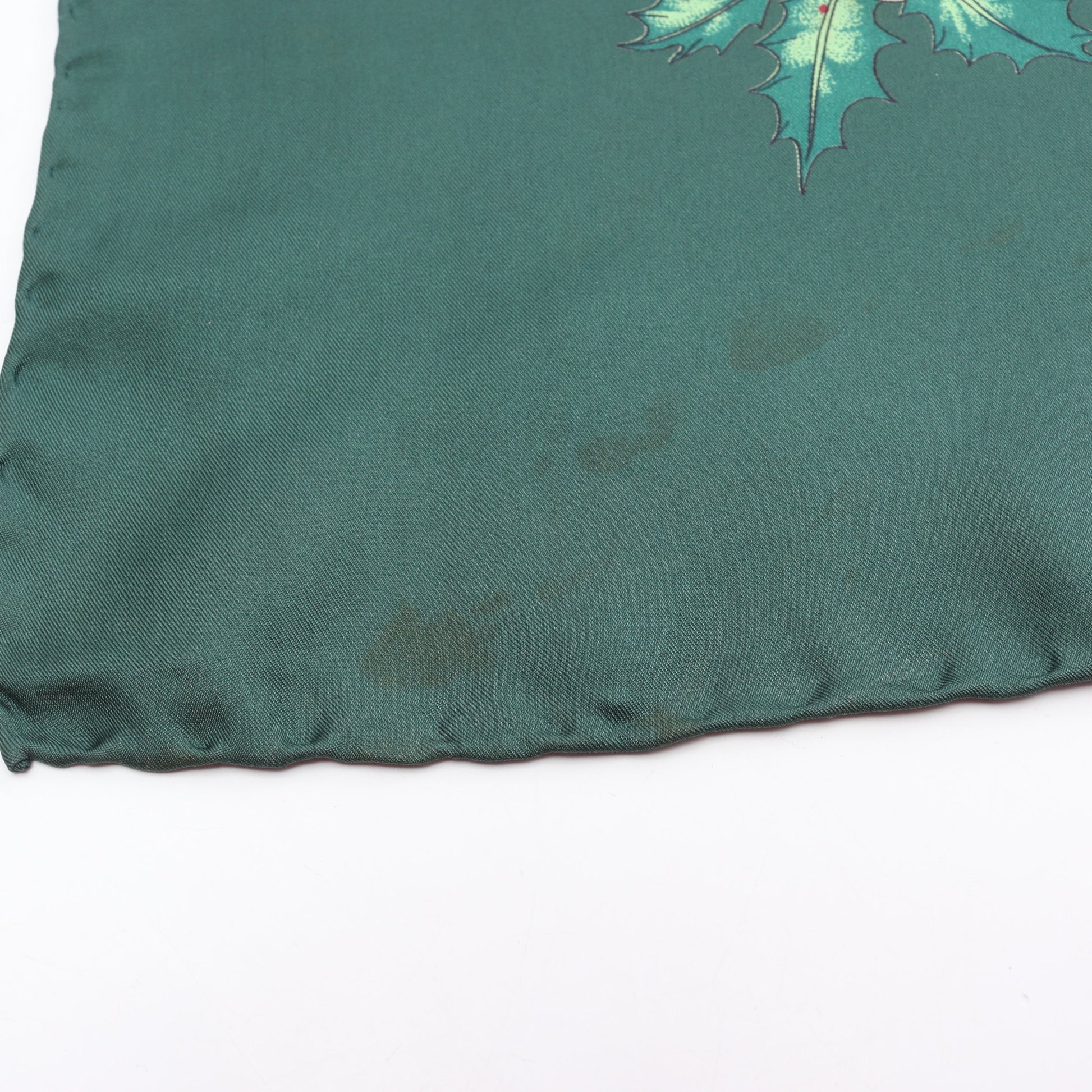 フローラ スカーフ 花柄 シルク ダークグリーン マルチカラー グッチ 財布・小物 GUCCI