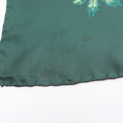 フローラ スカーフ 花柄 シルク ダークグリーン マルチカラー グッチ 財布・小物 GUCCI